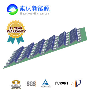 Low Ballasted Aluminum PV Mounting System